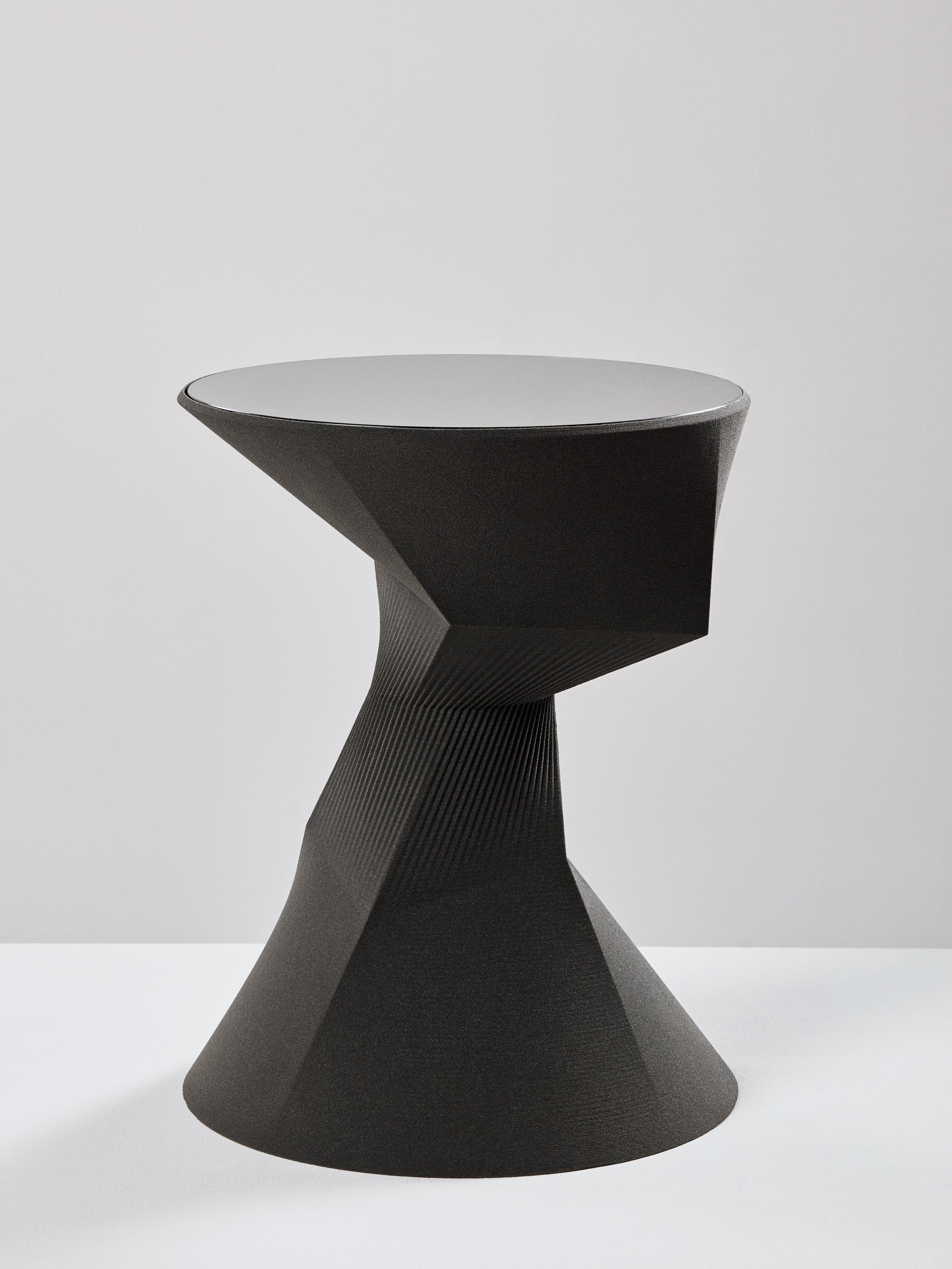 Pleat Side Table Slim by Rive Roshan