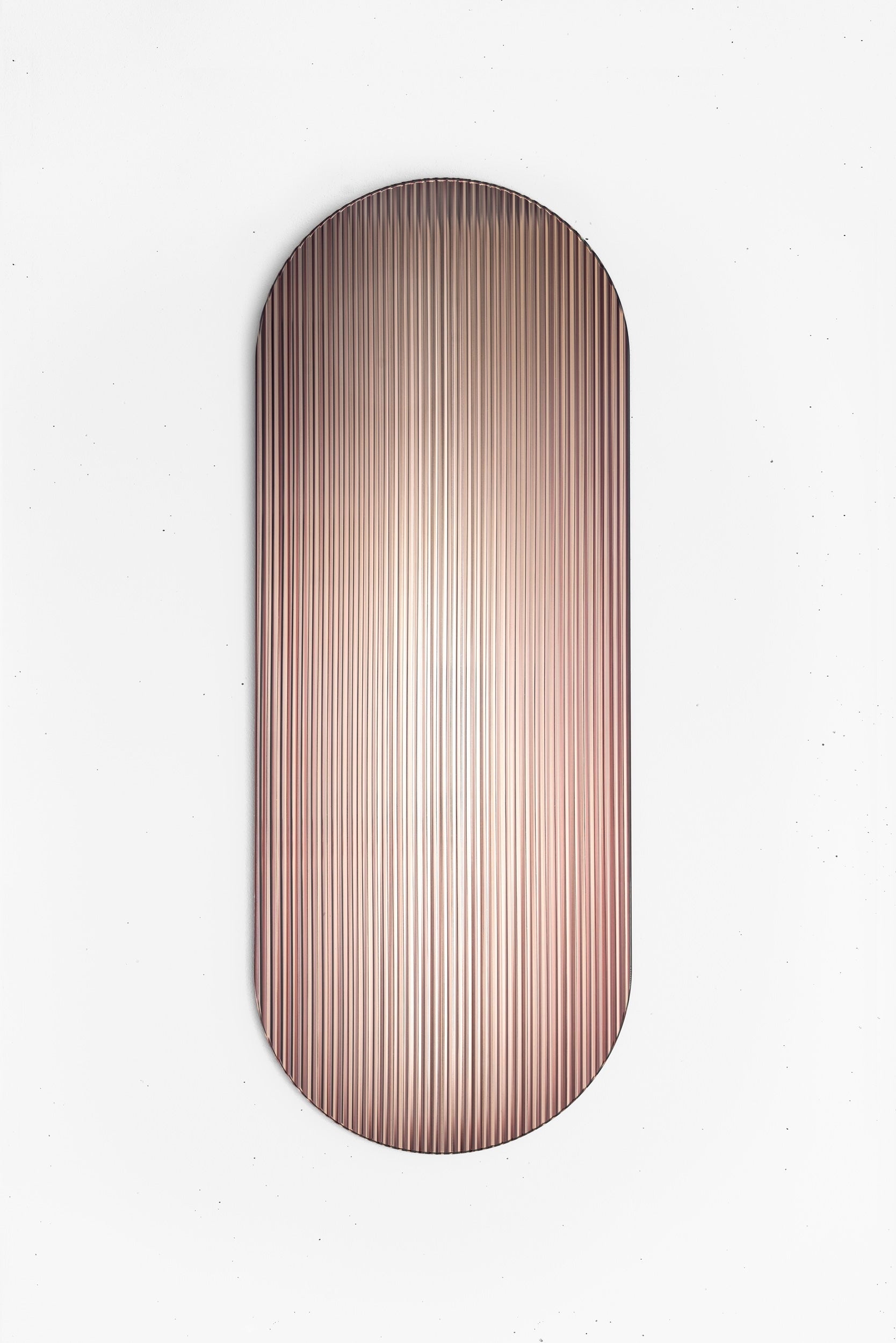 Metal Shift Bronze Reflective Art Panel by Rive Roshan