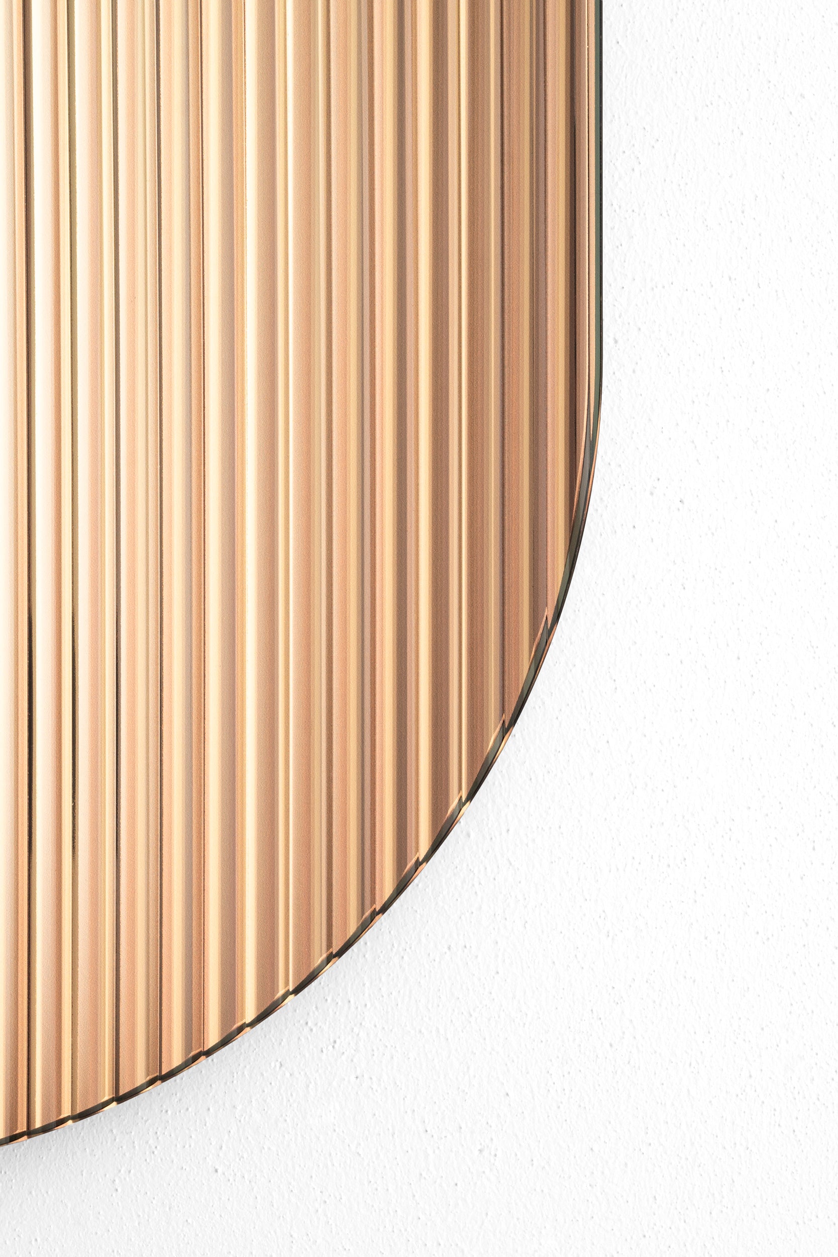 Metal Shift Brass Reflective Art Panel by Rive Roshan