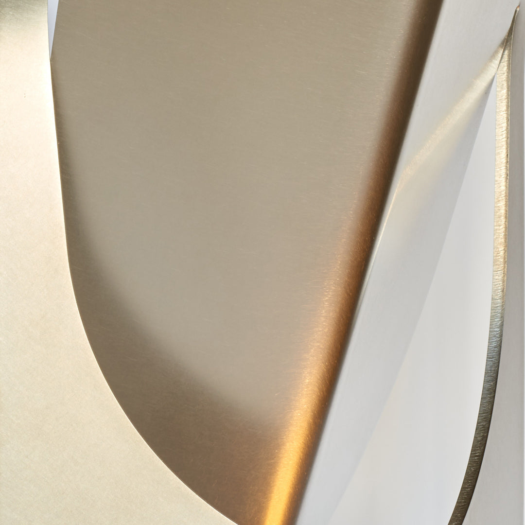 ONE MASK Brushed Stainless Table Light by Frank Penders