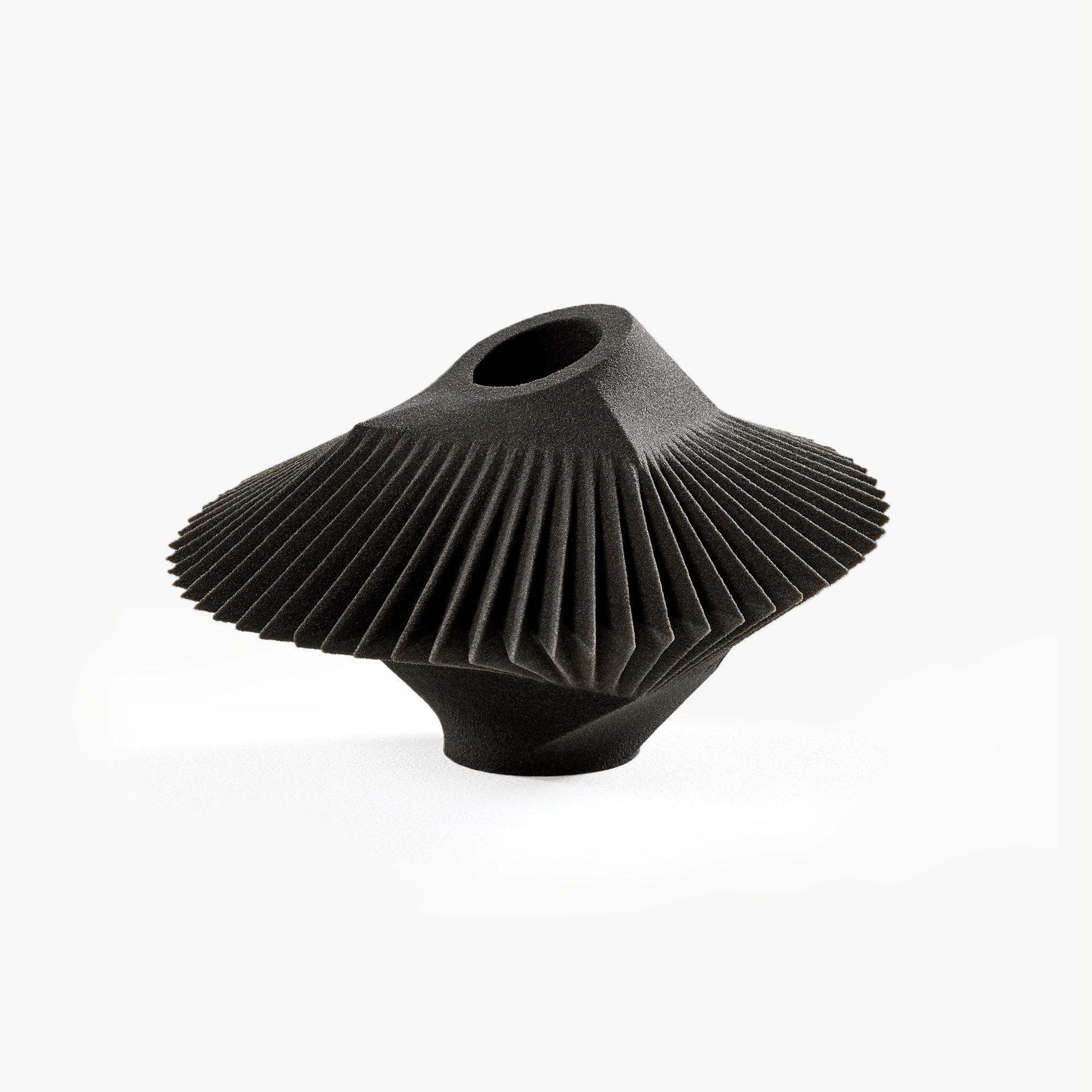 Spin Vessel Small Black by Rive Roshan