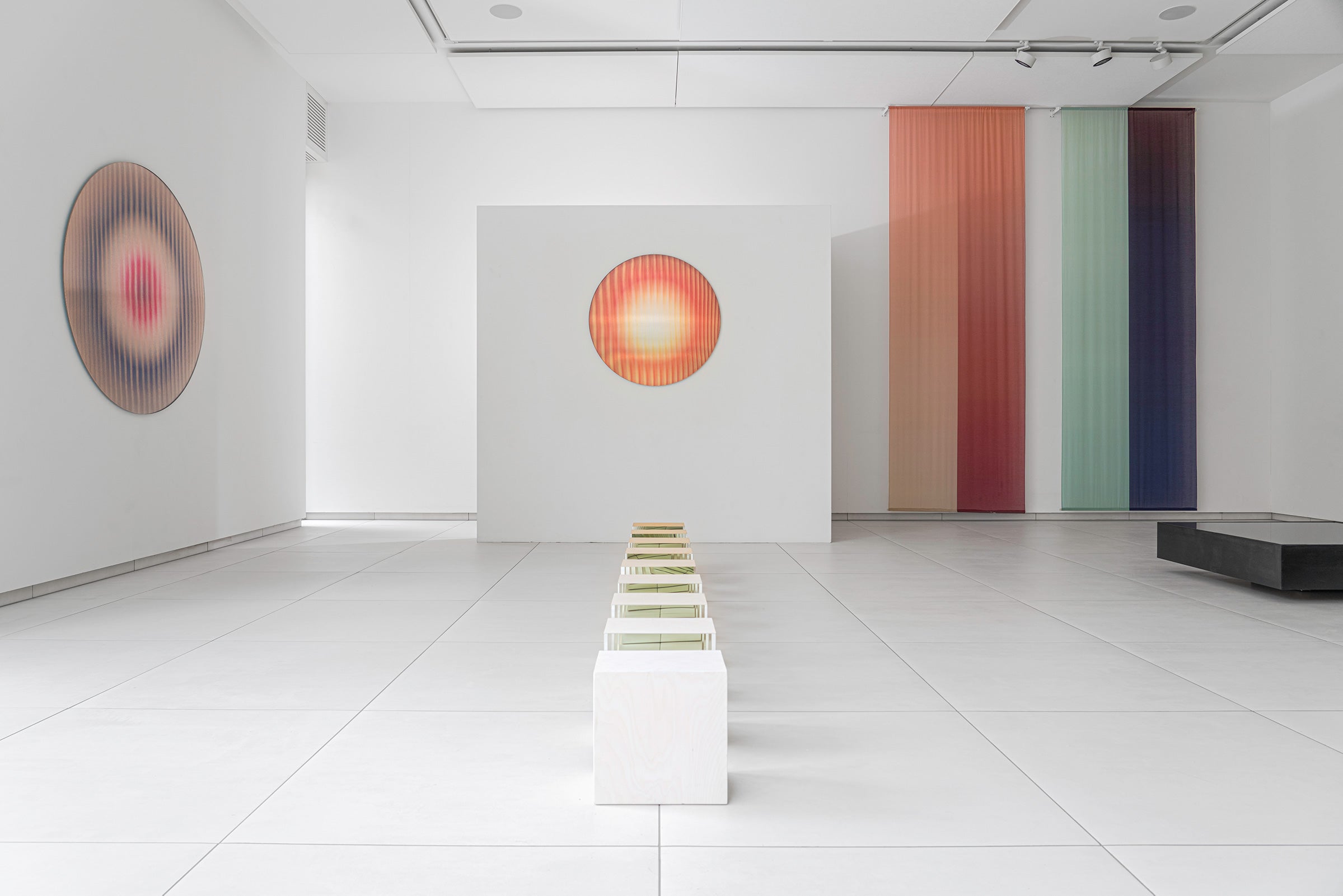 Radiance Panel Round Quartz Large Reflective Art Panel by Rive Roshan