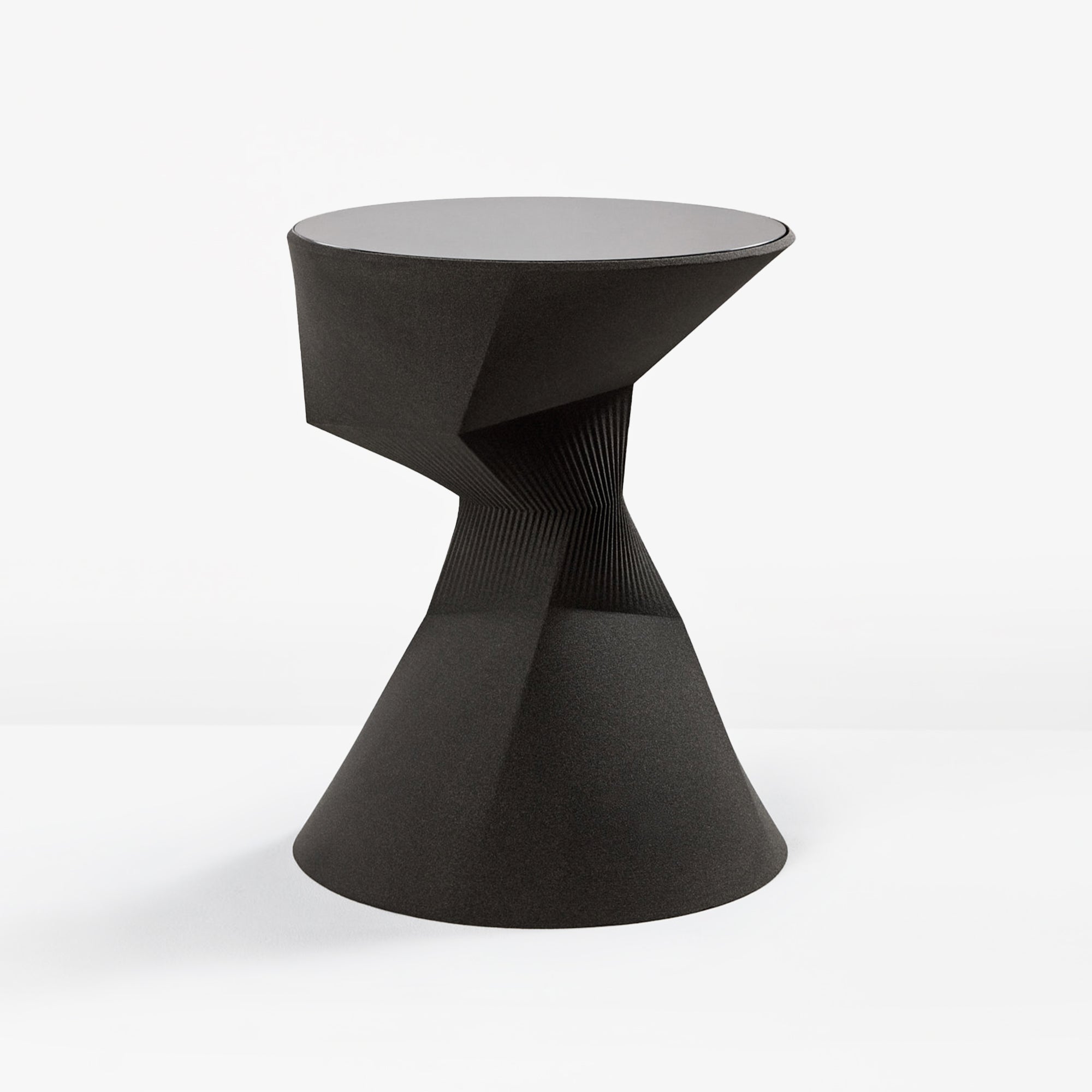 Pleat Side Table Slim by Rive Roshan