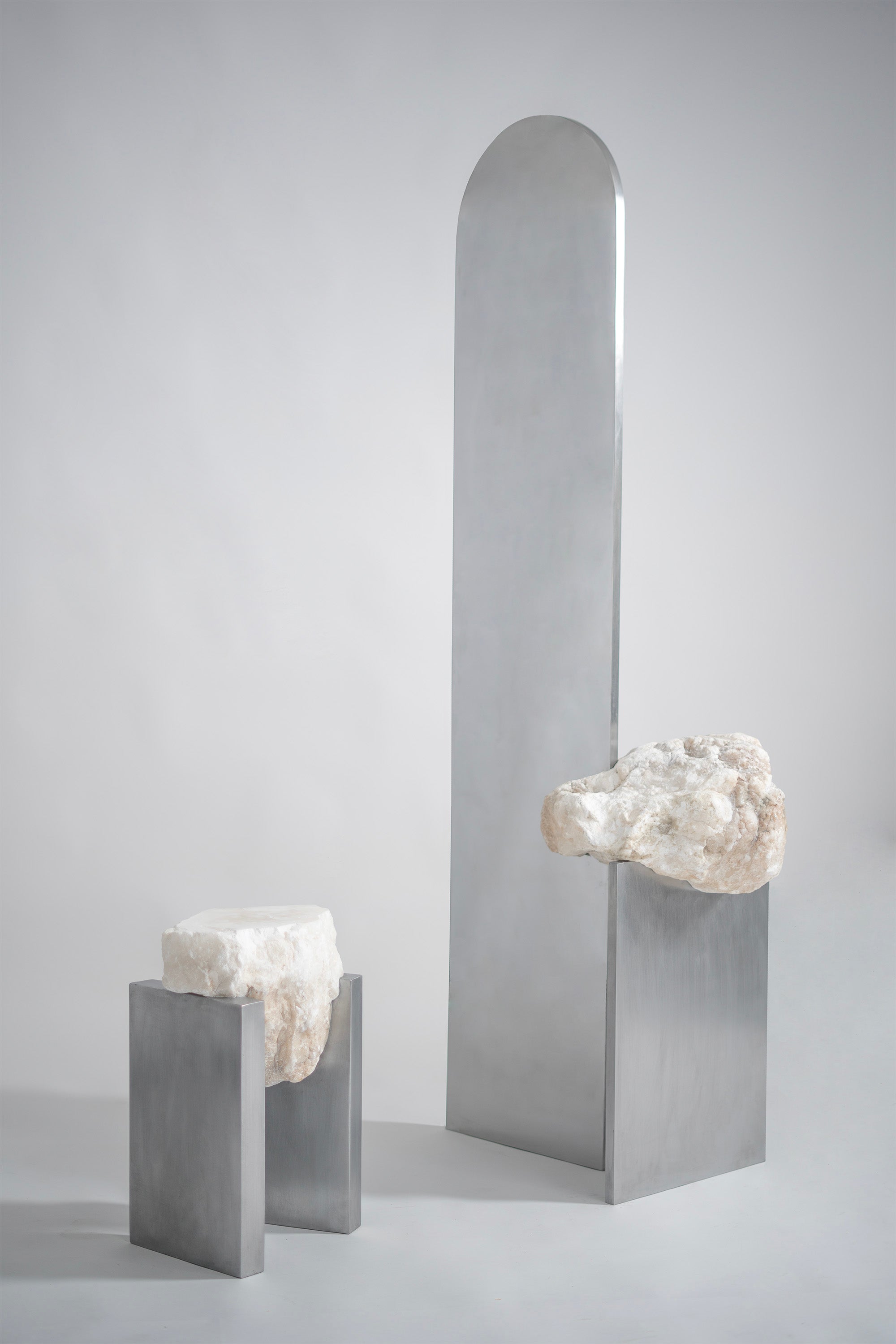 Floor Standing Mirrors Foreign Bodies Arrival STYX  by Collin Velkoff