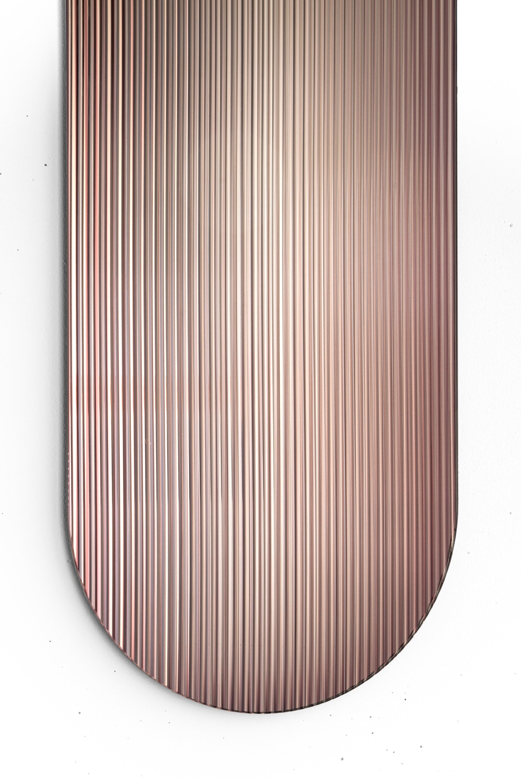 Metal Shift Bronze Reflective Art Panel by Rive Roshan