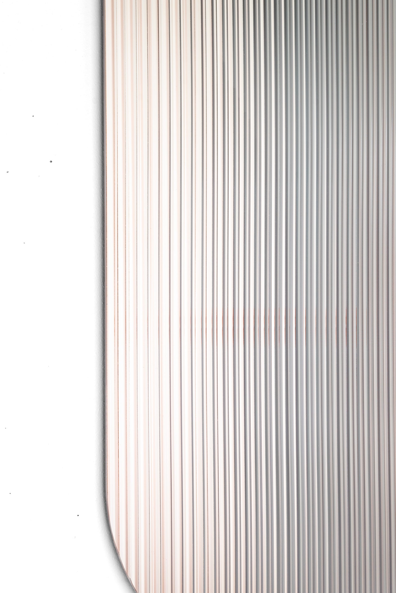 Metal Shift Panel Palladium Reflective Art Panel by Rive Roshan