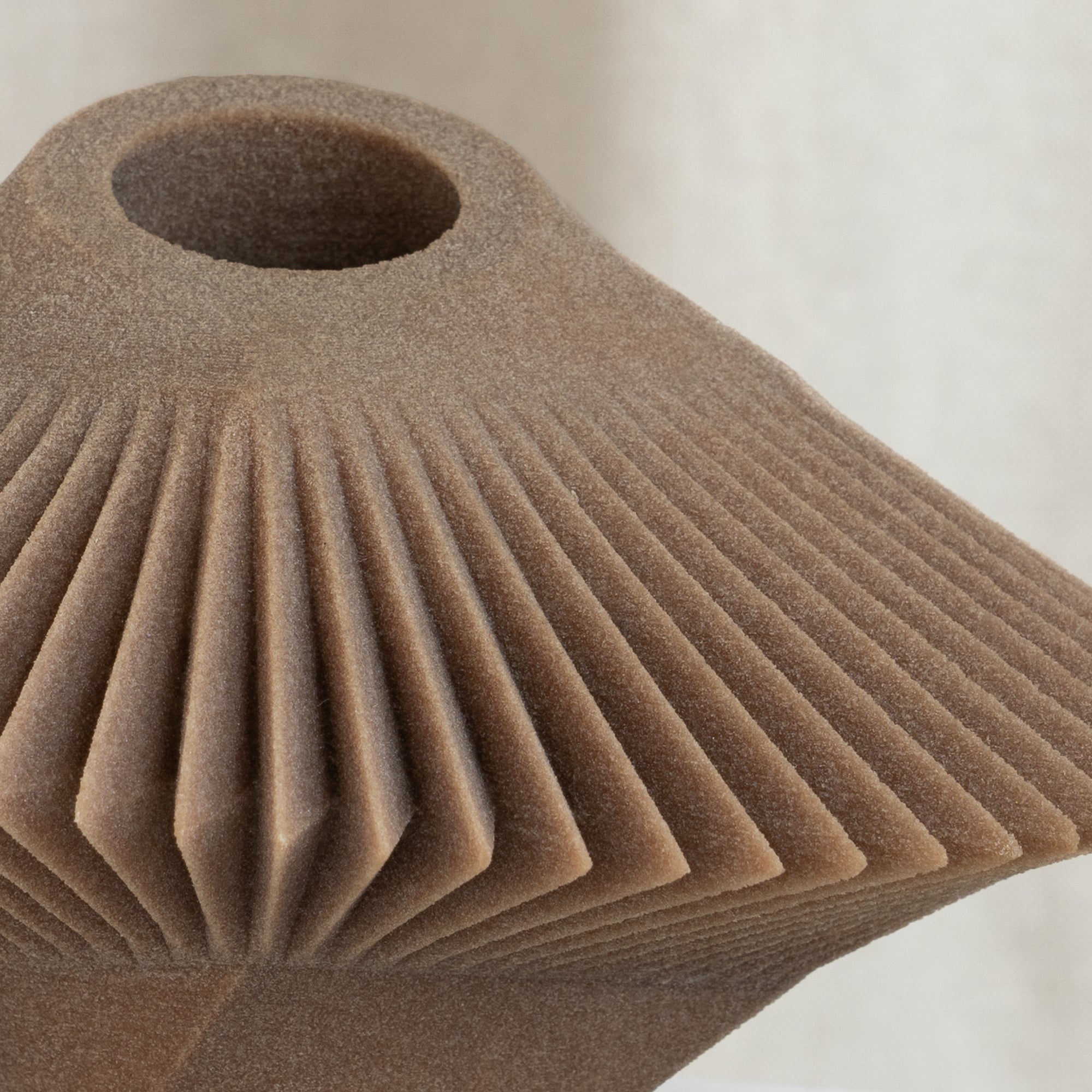 Spin Vessel Small Natural Sand by Rive Roshan